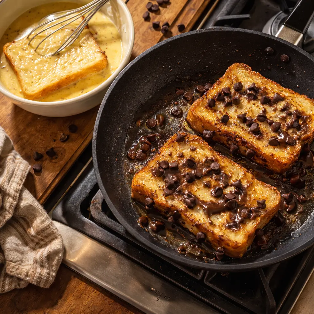 chocolate chip french toast