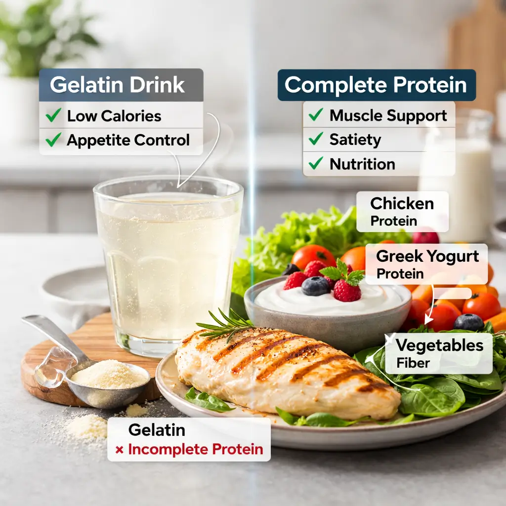 what is the gelatin trick to lose weight​