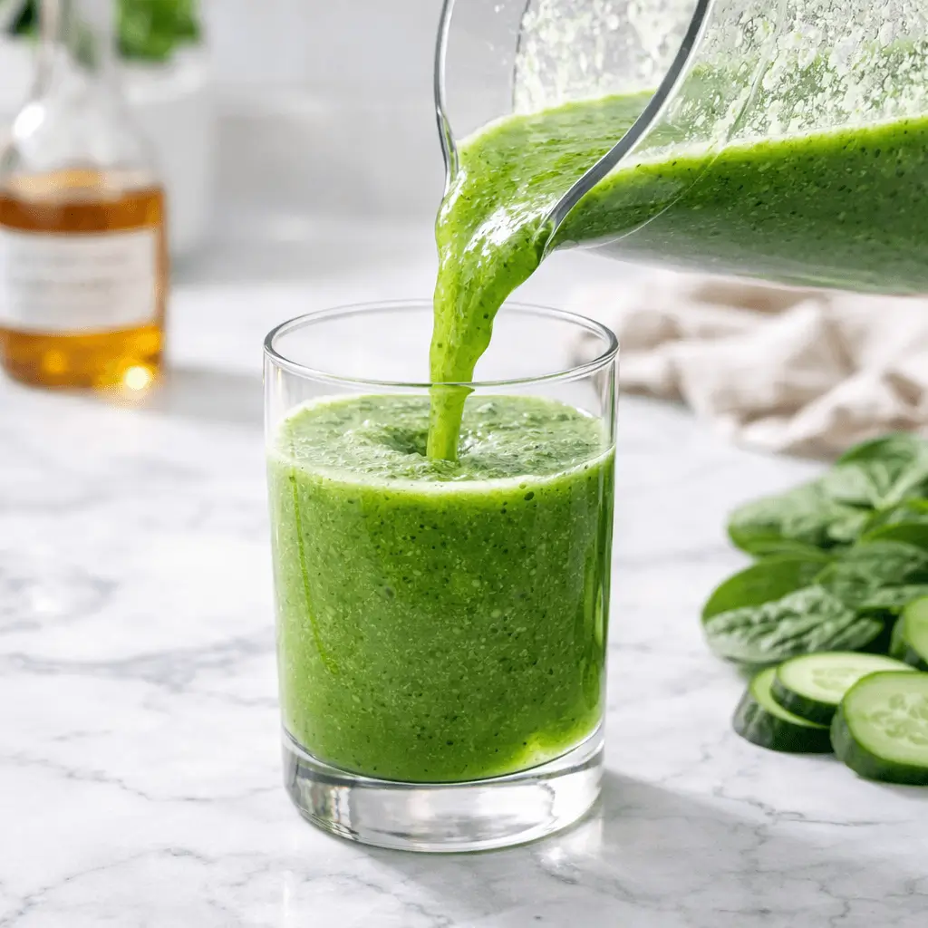 Blending natural ozempic juice recipe at home