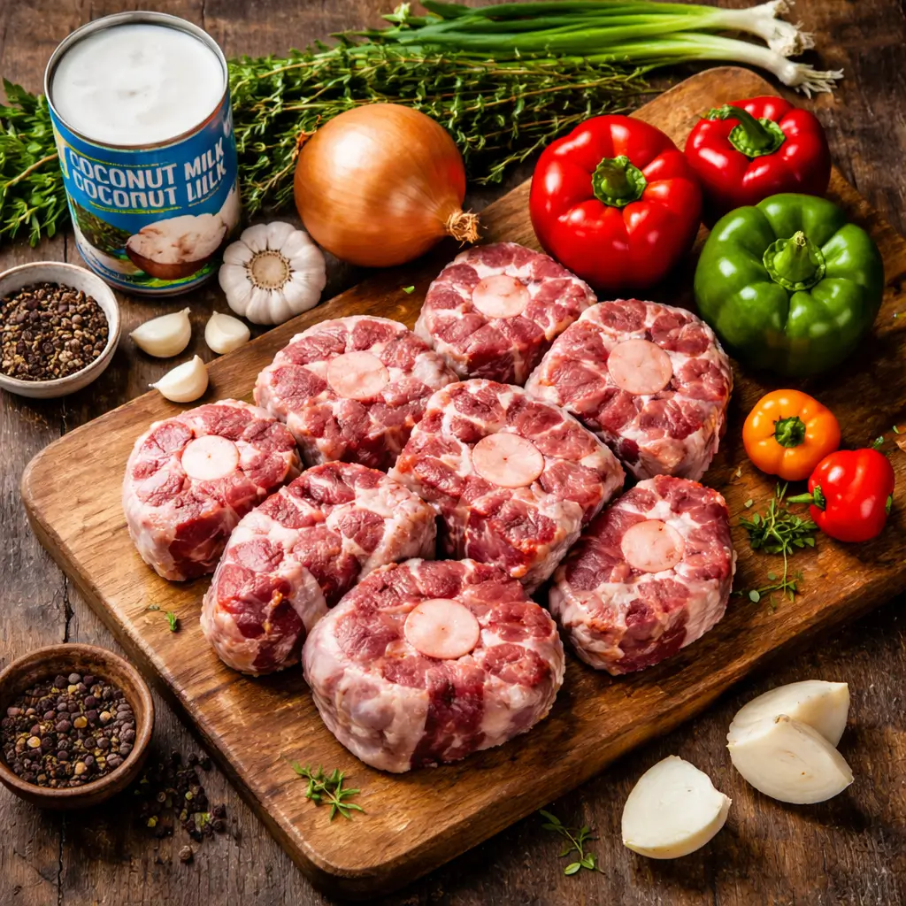 peppered oxtail with coconut milk recipe