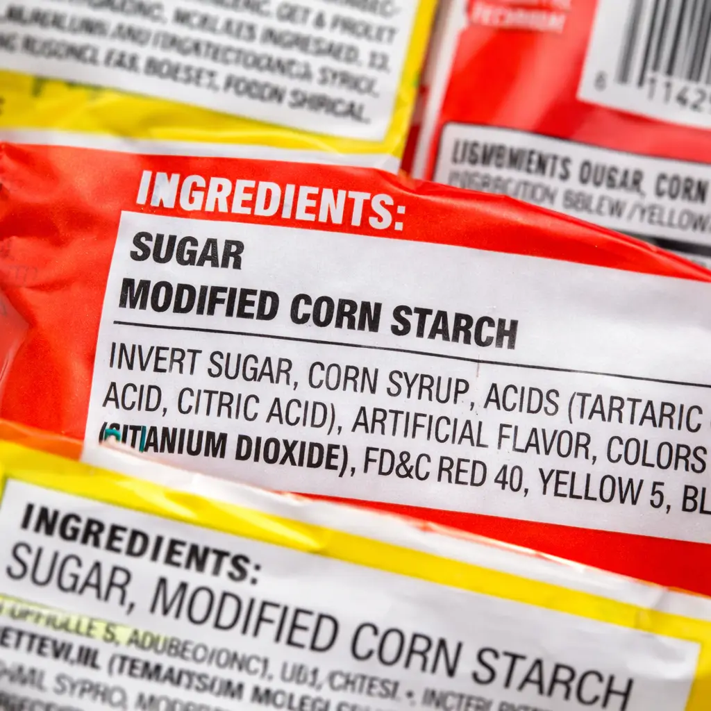 does sour patch have gelatin