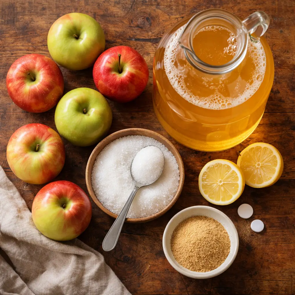 recipe for making apple wine
