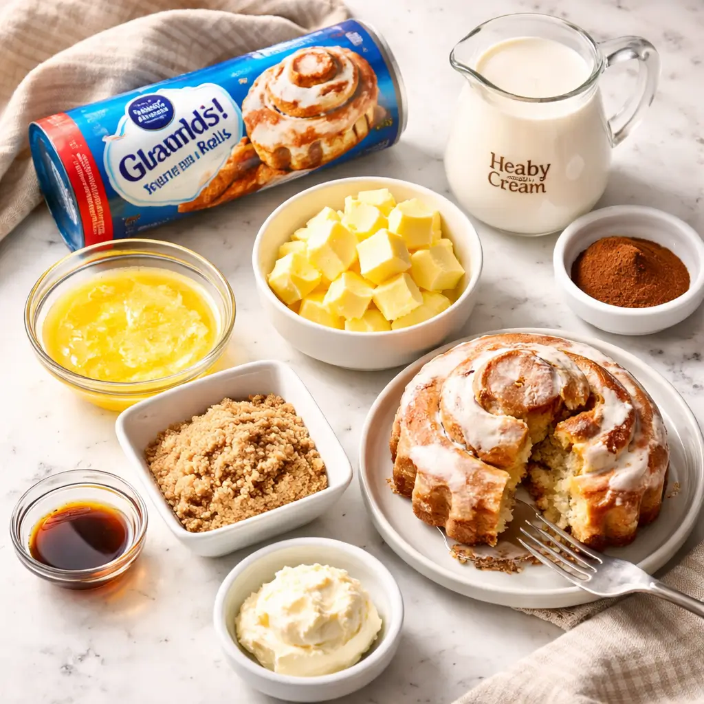 marian.designerstouch cinnamon roll hack recipe