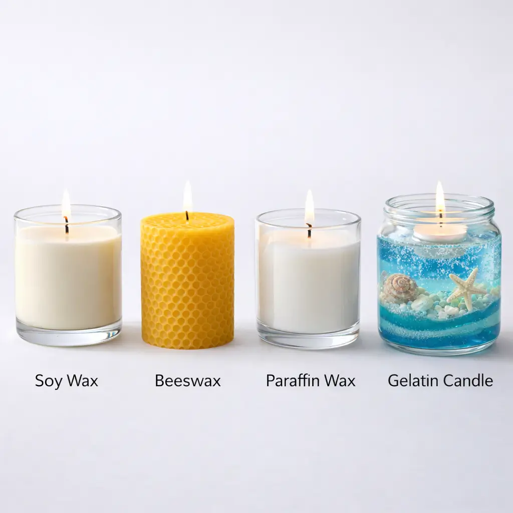 gelatin candle wax​
